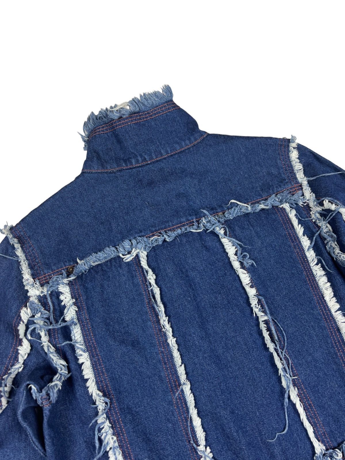 Japanese Brand Algonquins 🇯🇵 Hagi Denim Jacket Size M / US 6-8 / IT 42-44 - 10 Thumbnail