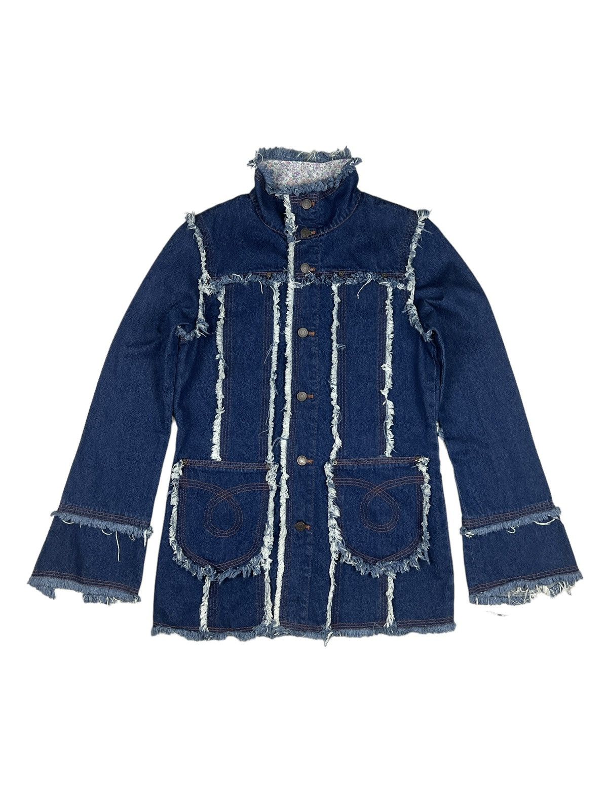 Japanese Brand Algonquins 🇯🇵 Hagi Denim Jacket Size M / US 6-8 / IT 42-44 - 2 Thumbnail