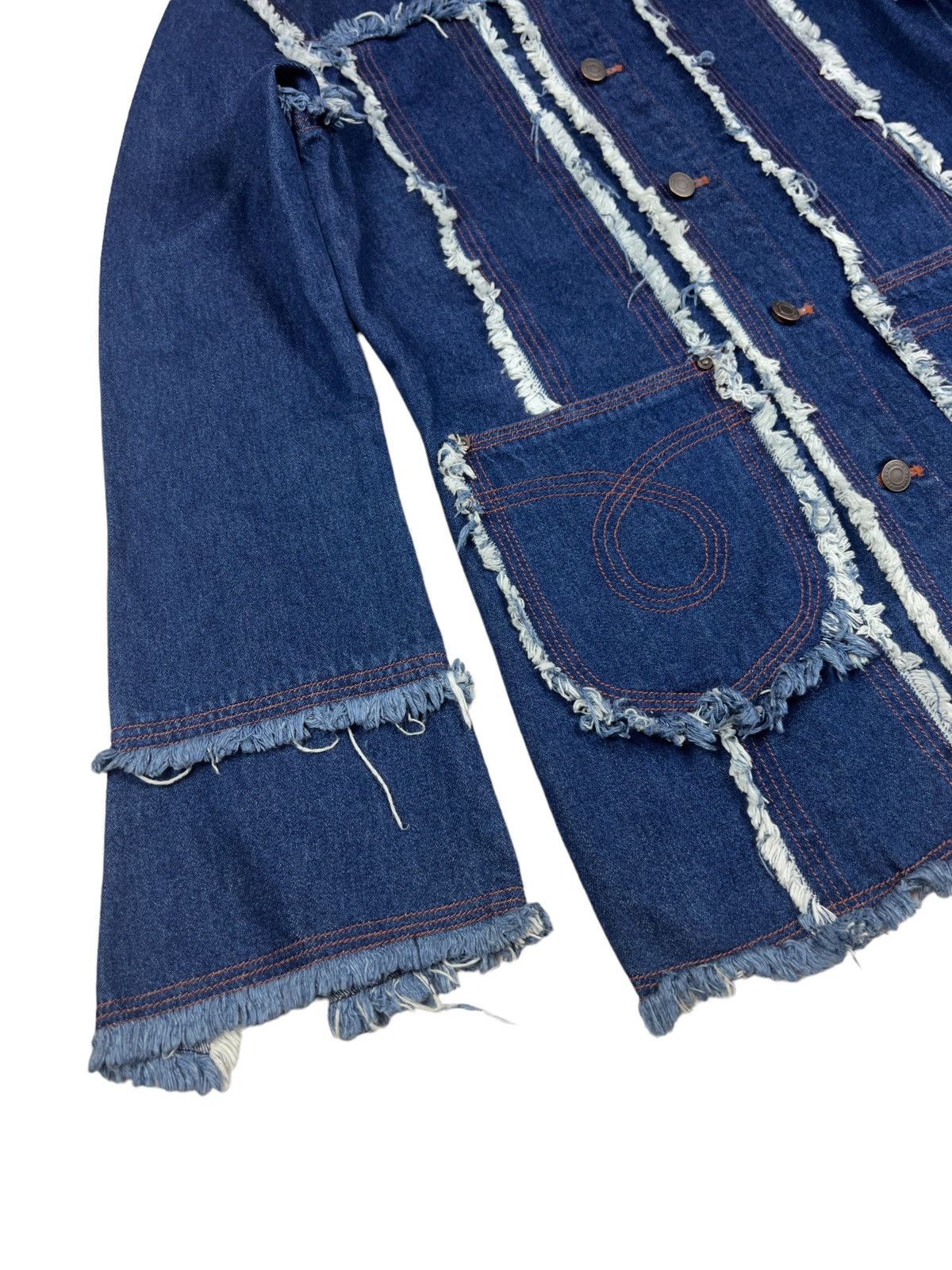 Japanese Brand Algonquins 🇯🇵 Hagi Denim Jacket Size M / US 6-8 / IT 42-44 - 6 Thumbnail