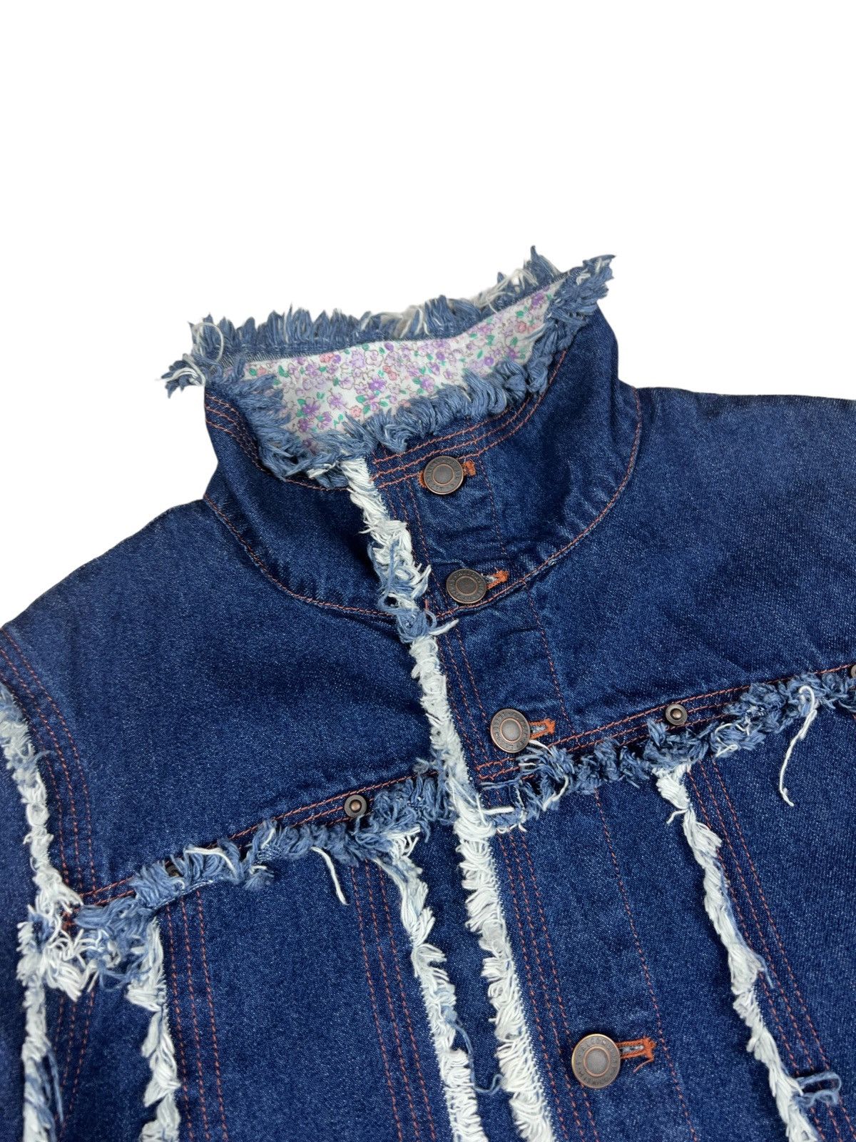 Japanese Brand Algonquins 🇯🇵 Hagi Denim Jacket Size M / US 6-8 / IT 42-44 - 5 Thumbnail
