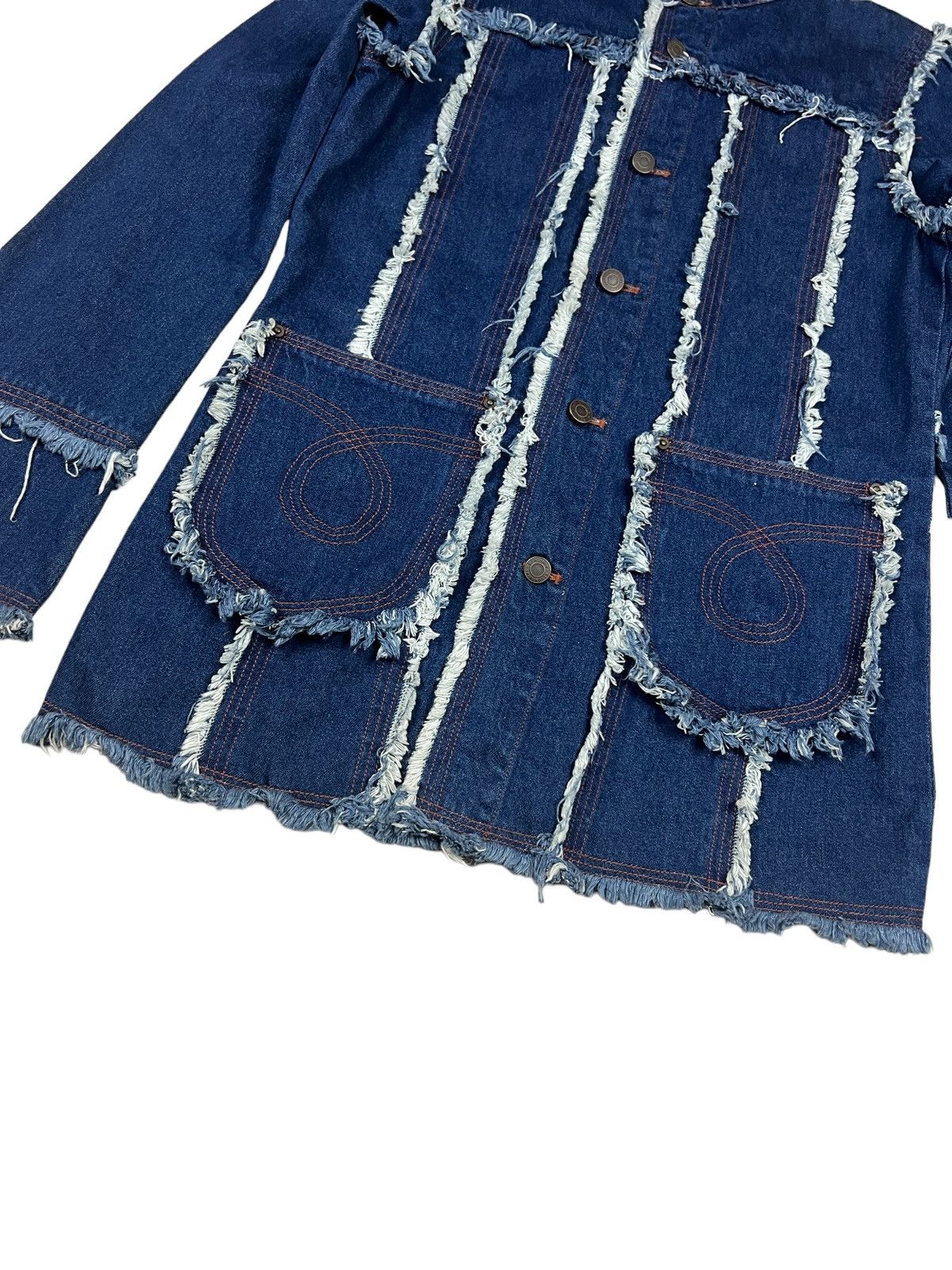 Japanese Brand Algonquins 🇯🇵 Hagi Denim Jacket Size M / US 6-8 / IT 42-44 - 8 Thumbnail