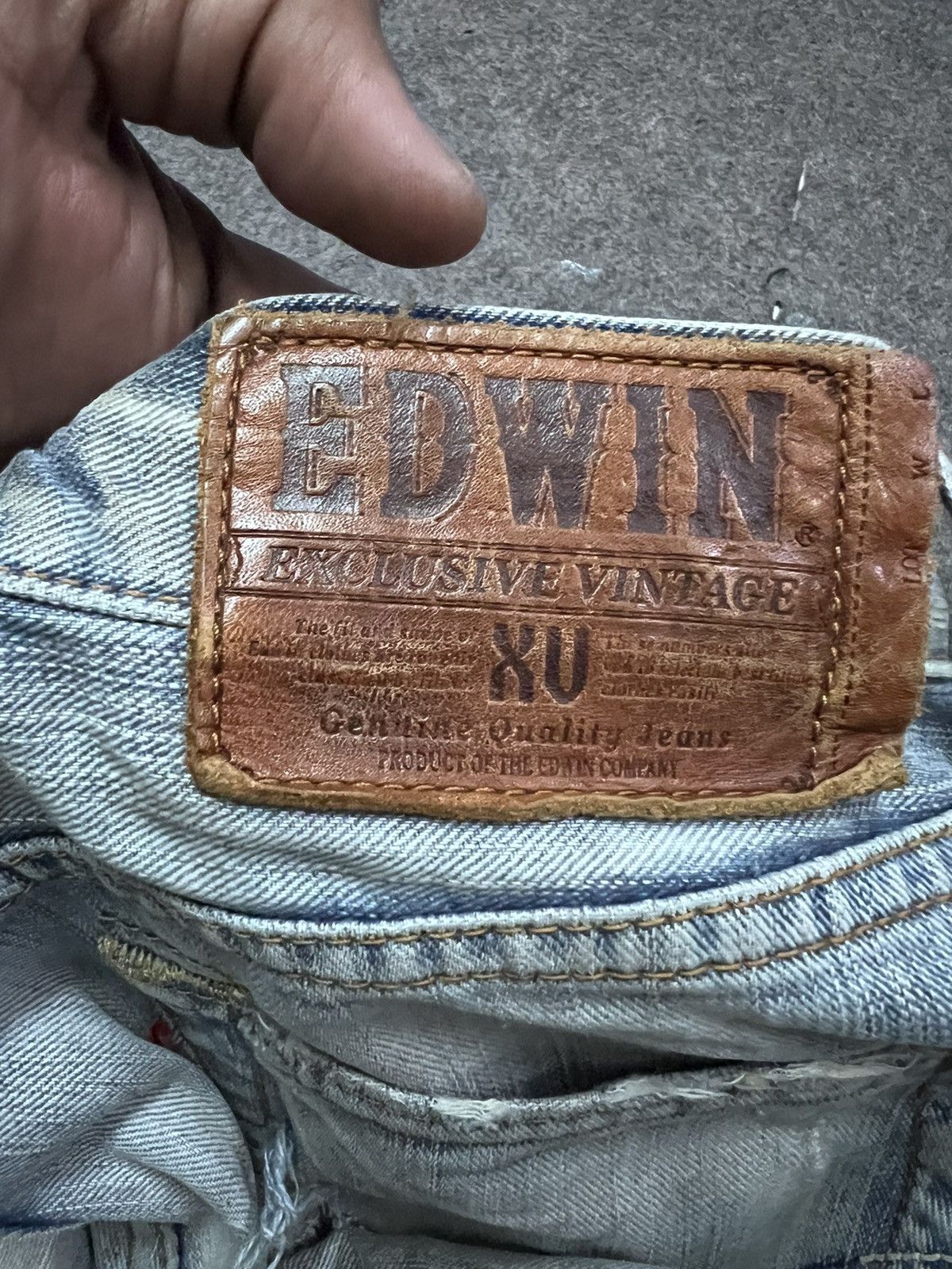 Japanese Brand × Vintage EDWIN RIPPED DISTRESSED DENIM PANT Size US 29 - 8 Thumbnail