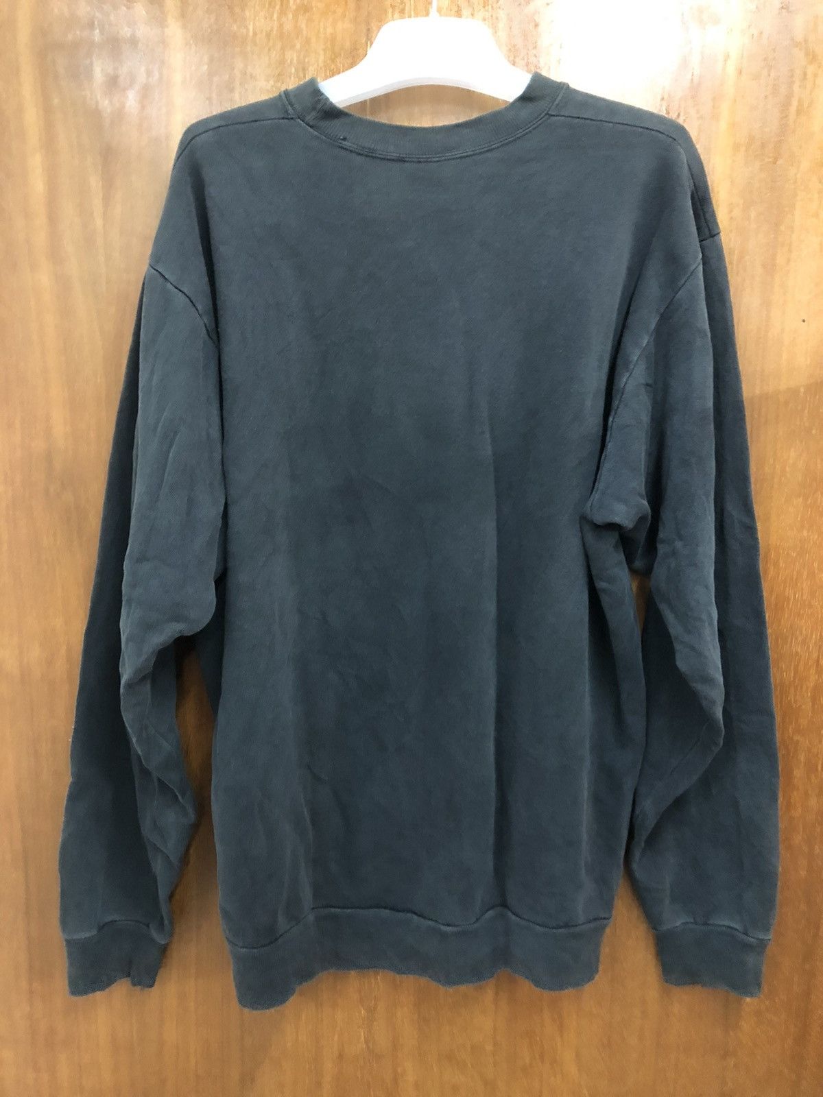 Stussy vintage stussy 90s sunfaded thrashed skate sweater black Size US XL / EU 56 / 4 - 5 Thumbnail