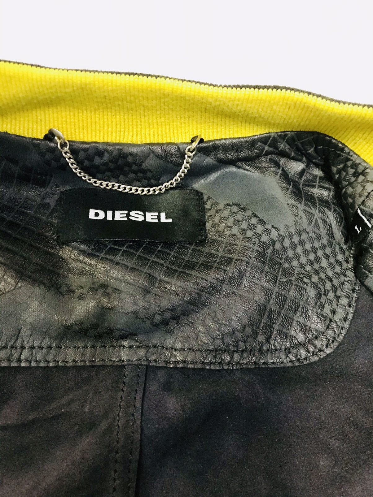 Diesel Diesel L- PARKER leather jacket Size US L / EU 52-54 / 3 - 3 Thumbnail