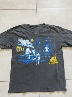 Travis Scott x McDonald's Cj Live From Utopia L/S T-Shirt Grey