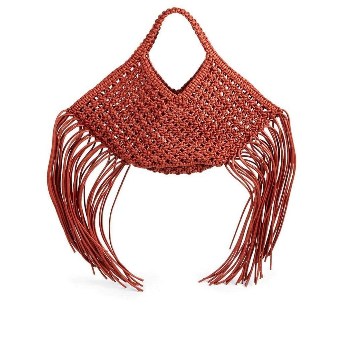 Vegan Leather Basket Bag