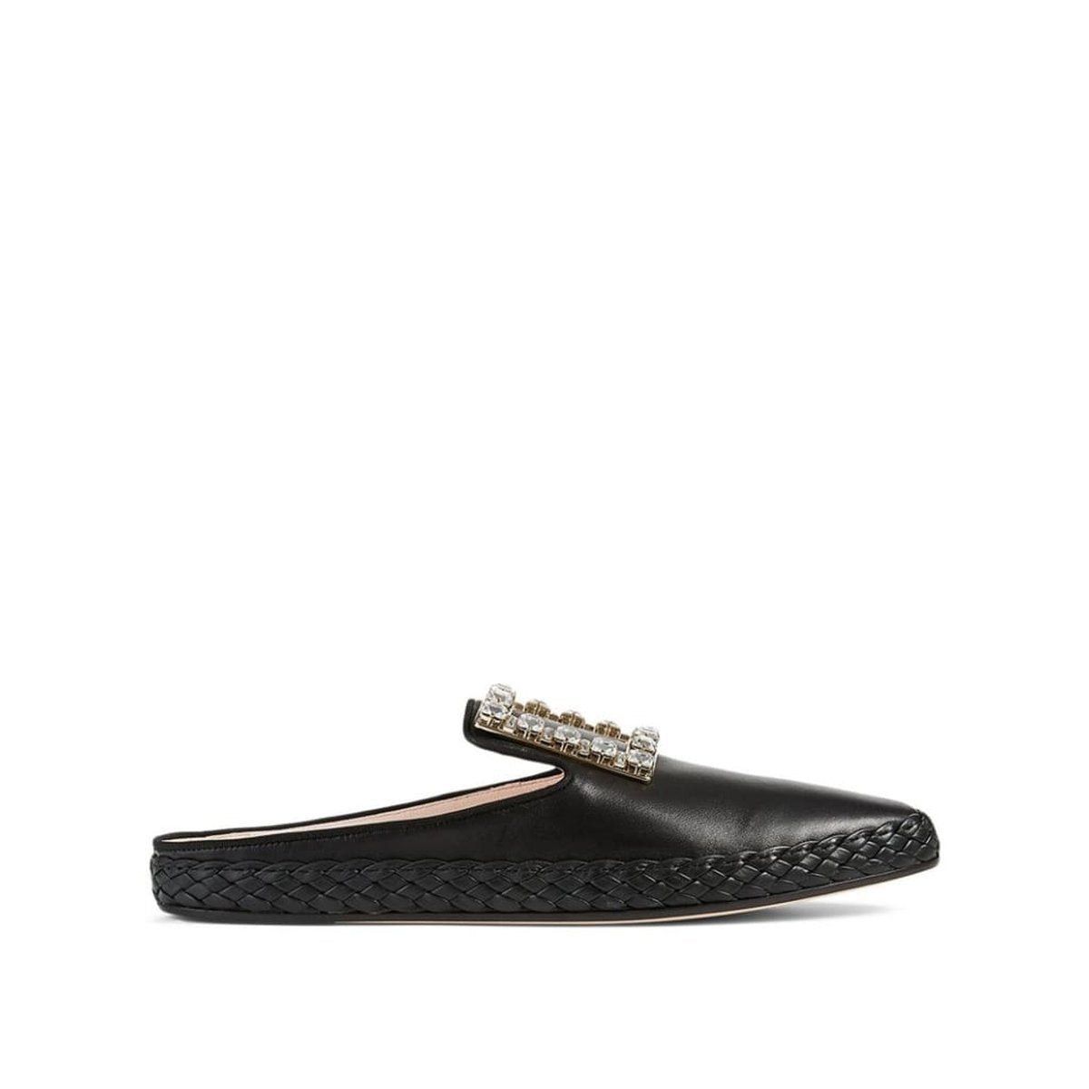 RV Lounge Strass Buckle Mules