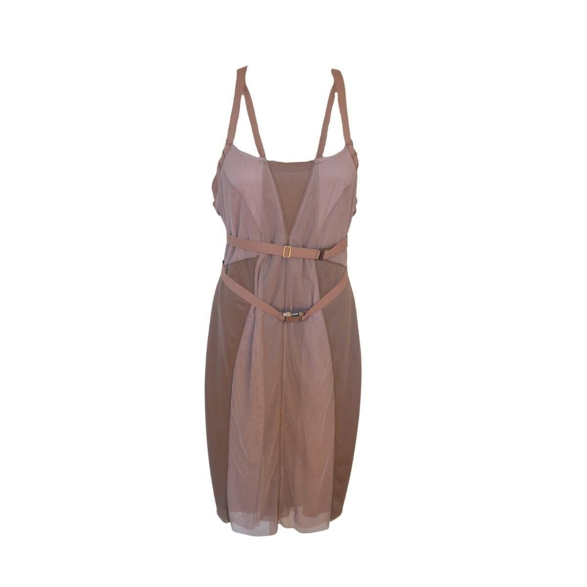 Abbie Sleeveless Contrast-Lace Dress