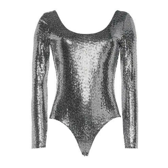 Gucci Gucci Sequined Tulle Bodysuit Size S / US 4 / IT 40 - 1 Preview
