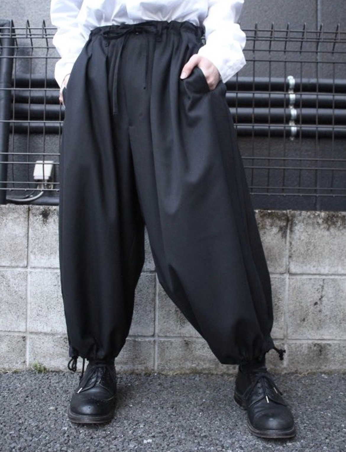 Ground Y × Yohji Yamamoto Balloon Pants GREAT Wide Pants | Grailed