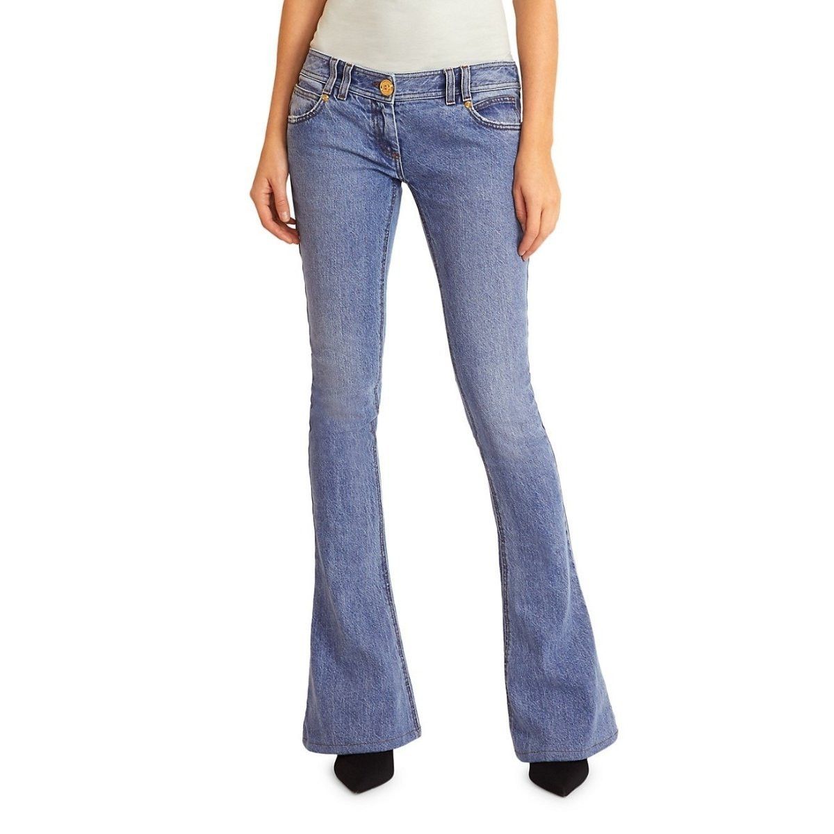 Monogram Low-Rise Bootcut Jeans Womenswear