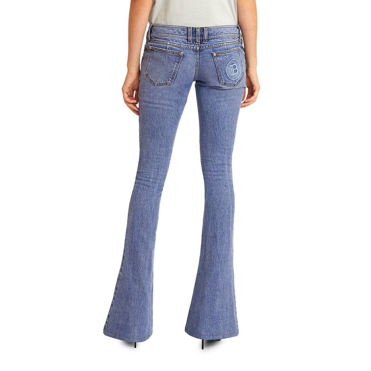 Monogram Low-Rise Bootcut Jeans Womenswear