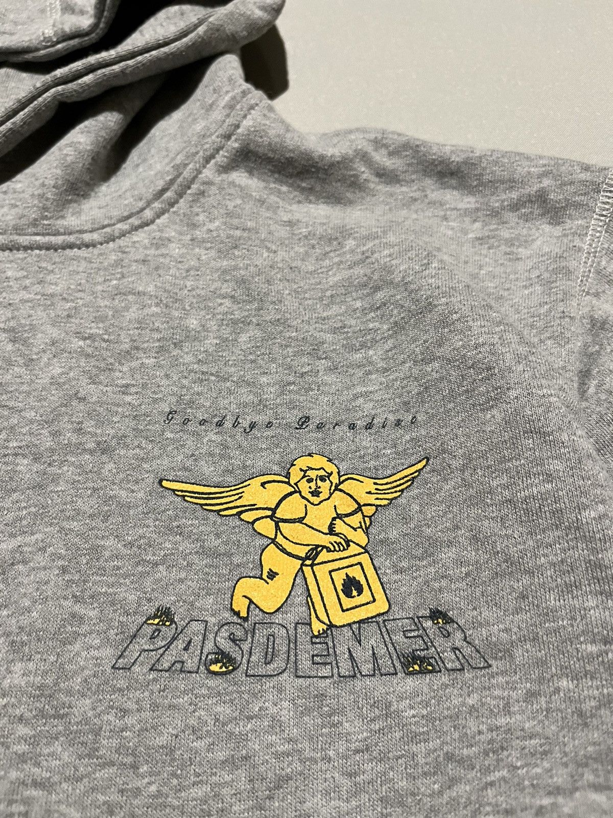 Designer Pas de Mer Goodbye Paradise Gray Hoodie Size US L / EU 52-54 / 3 - 3 Thumbnail