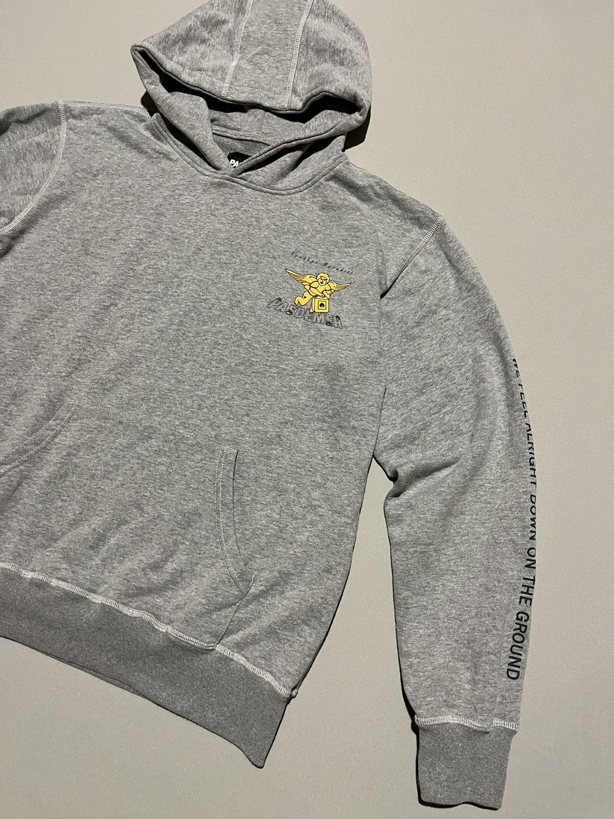 Designer Pas de Mer Goodbye Paradise Gray Hoodie Size US L / EU 52-54 / 3 - 4 Thumbnail