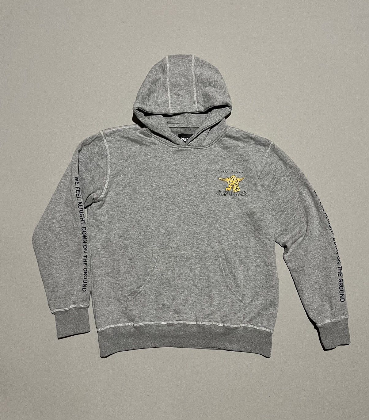 Designer Pas de Mer Goodbye Paradise Gray Hoodie Size US L / EU 52-54 / 3 - 1 Thumbnail
