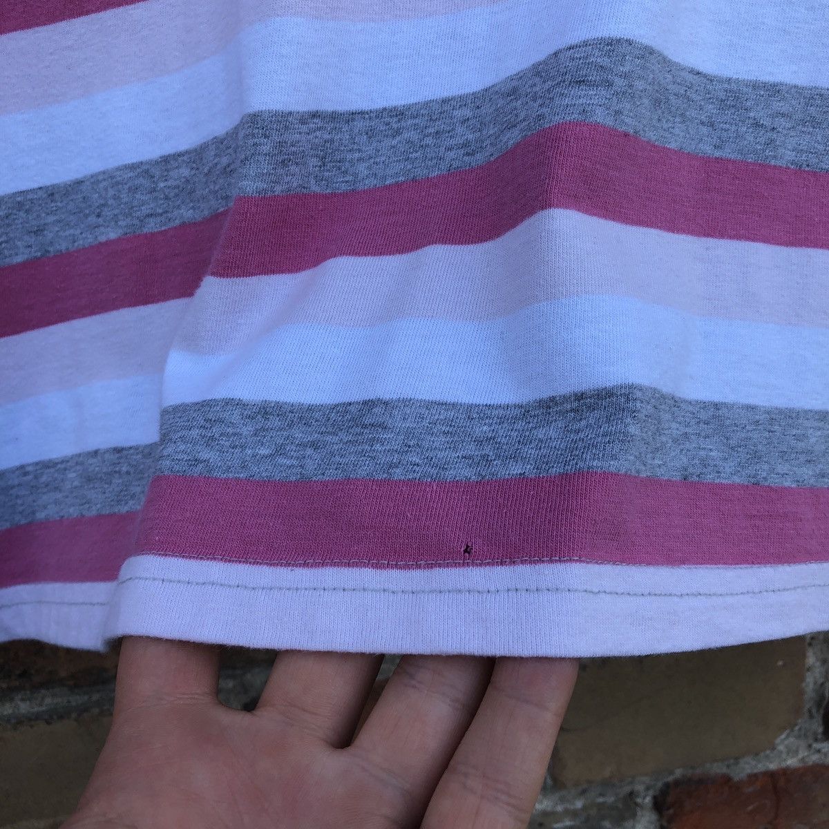Vintage Yves Saint Laurent YSL Pour Homme T-Shirt Stripes M