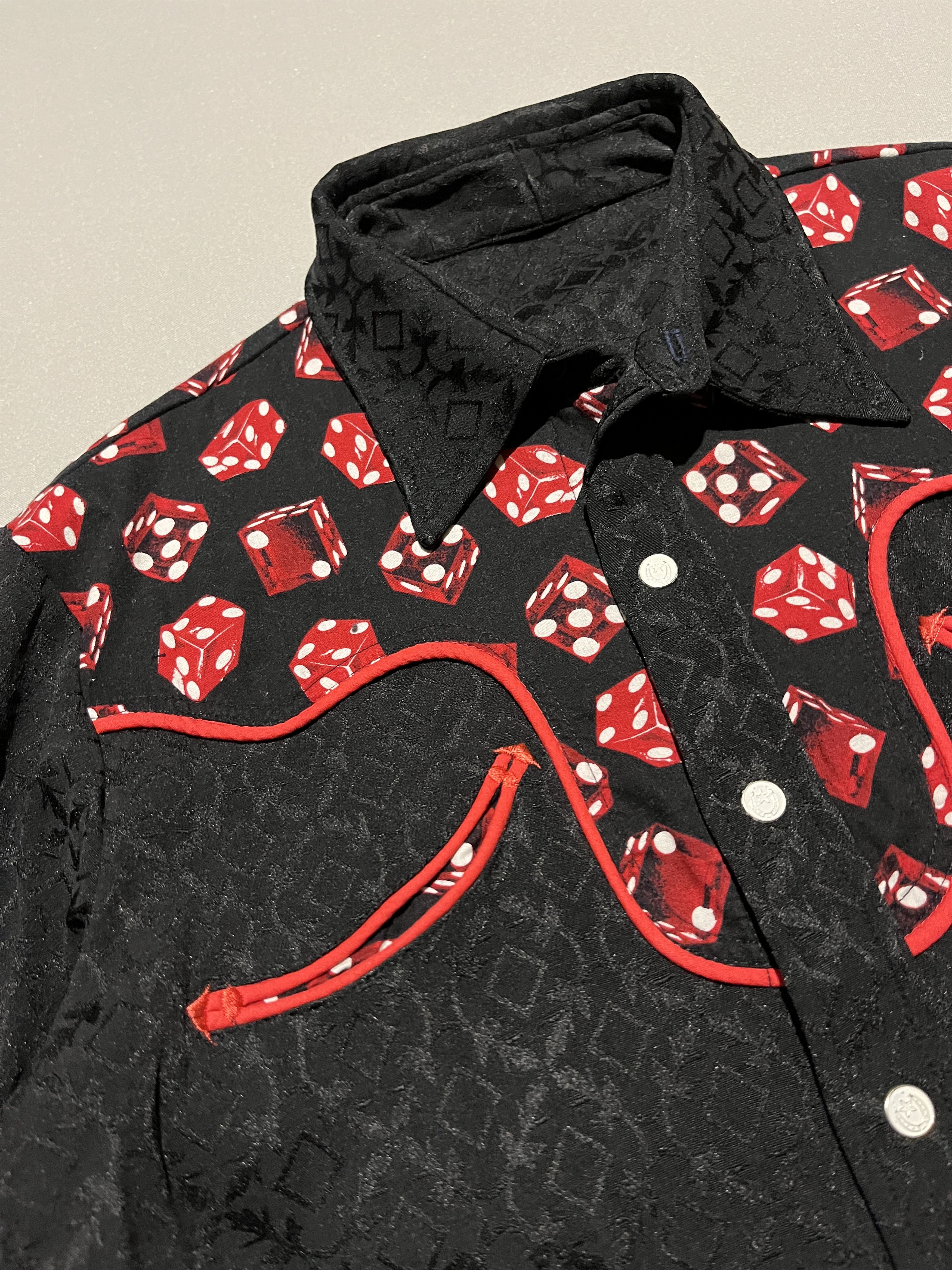 Cockpit USA × Cowboy Equipment × Vintage Dice Poker Cowboy Western Rancho Shirt Size US S / EU 44-46 / 1 - 4 Thumbnail