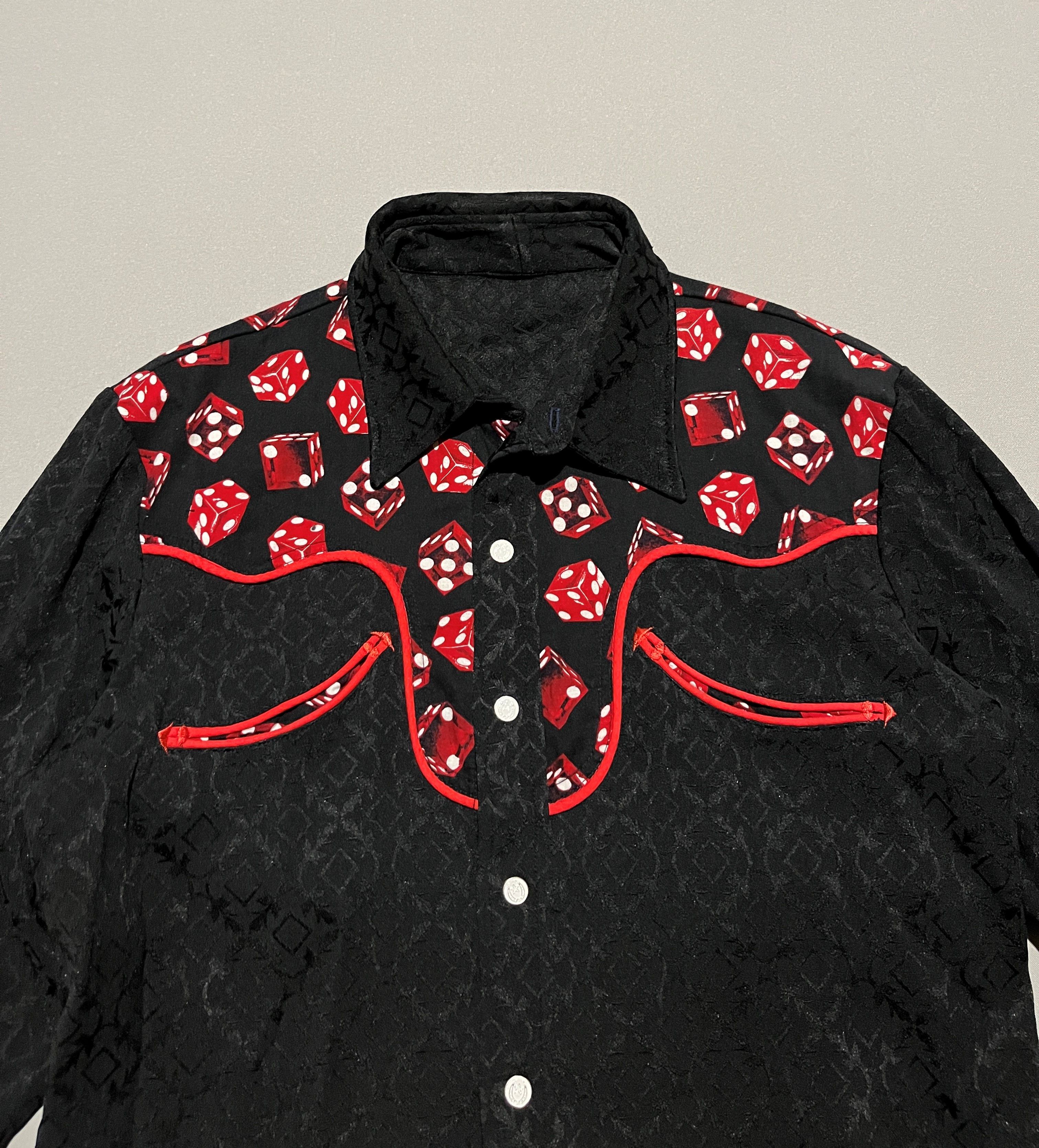 Cockpit USA × Cowboy Equipment × Vintage Dice Poker Cowboy Western Rancho Shirt Size US S / EU 44-46 / 1 - 2 Thumbnail