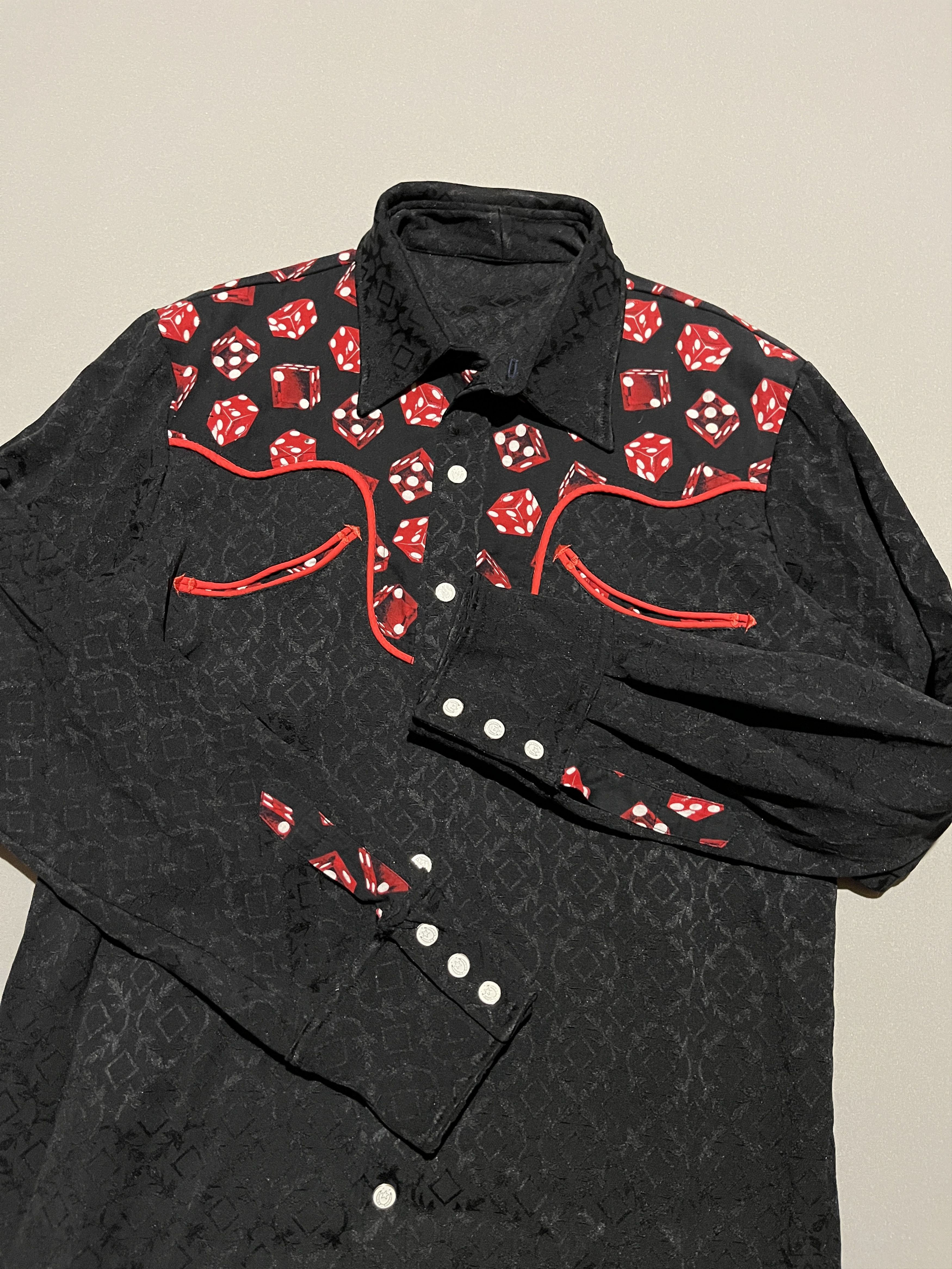 Cockpit USA × Cowboy Equipment × Vintage Dice Poker Cowboy Western Rancho Shirt Size US S / EU 44-46 / 1 - 6 Thumbnail