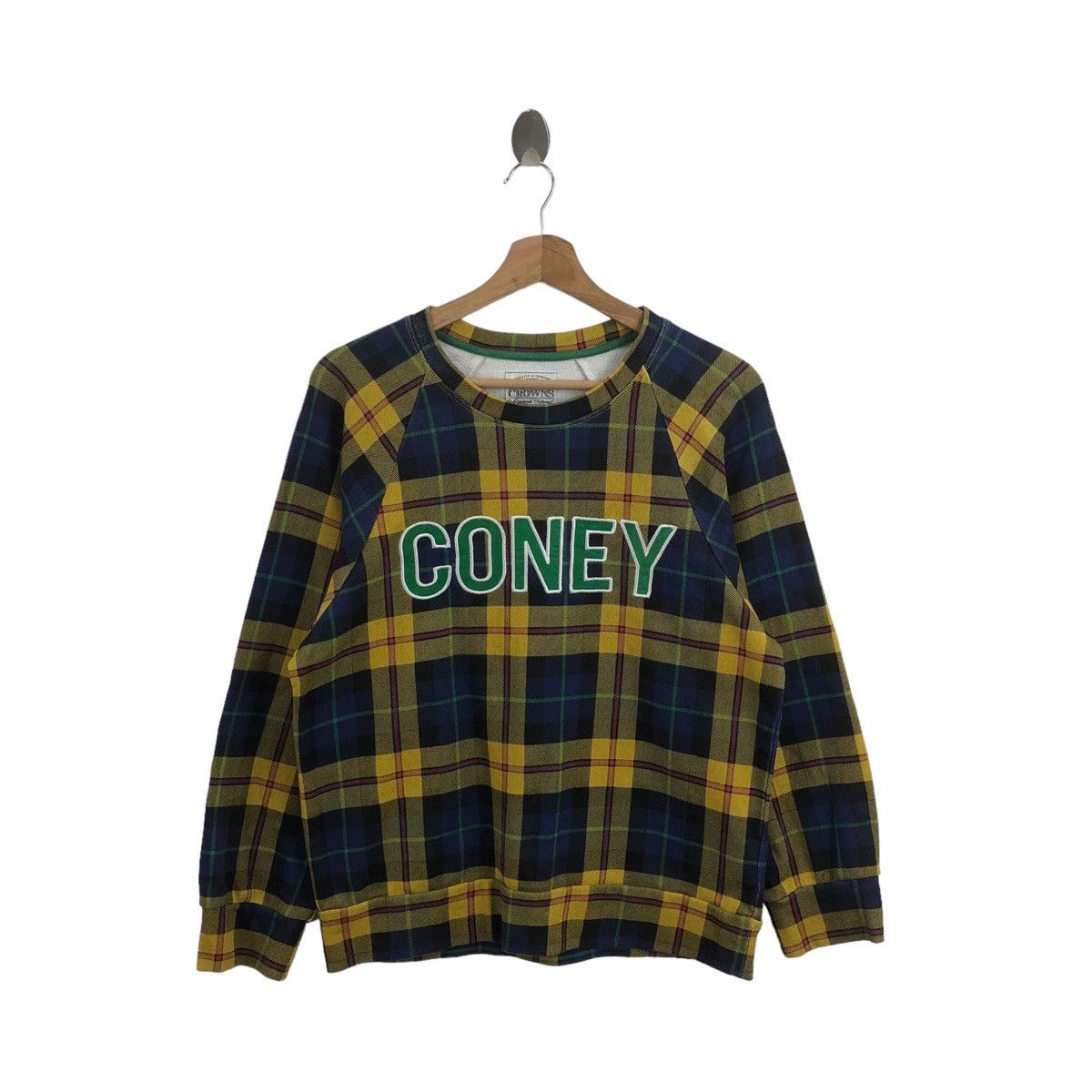 Pick!! Vtg RODEO CROWNS CONEY Big Logo Embroidery Sweatshirt