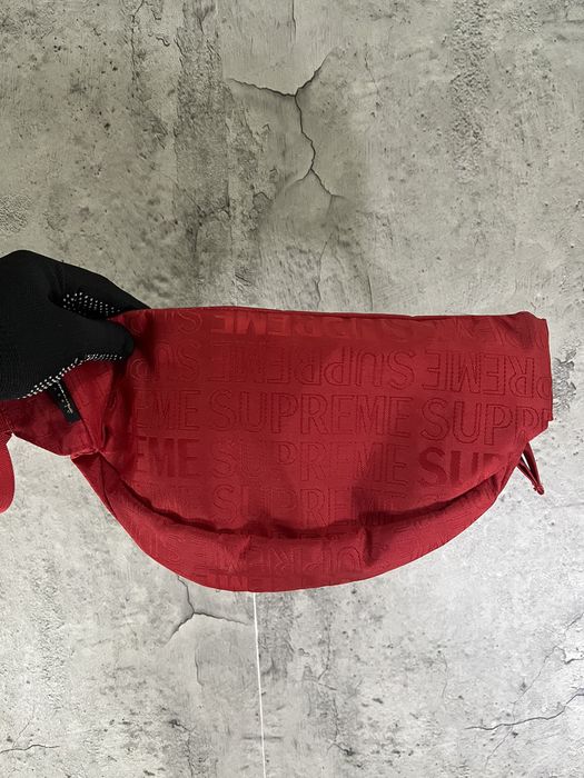 Supreme waist best sale bag ss19 red