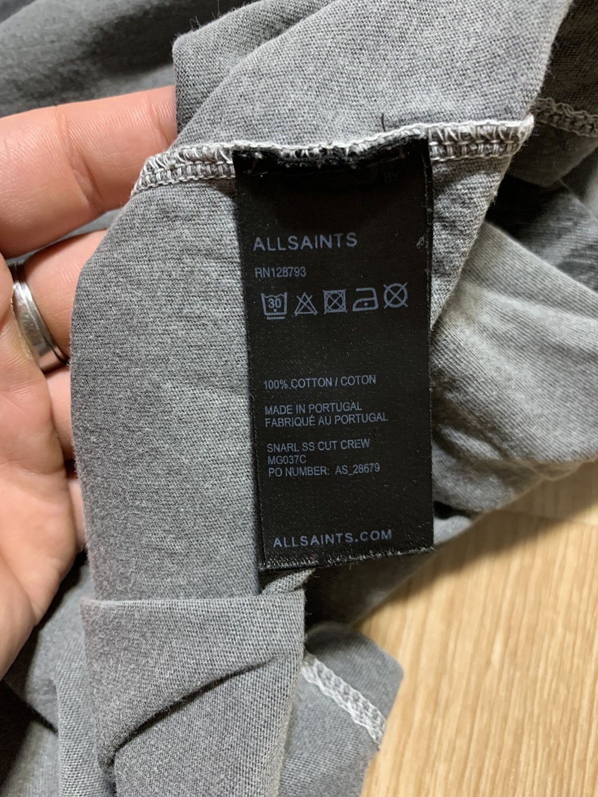 Allsaints Allsaints Hard Times T-Shirt Size US L / EU 52-54 / 3 - 10 Thumbnail