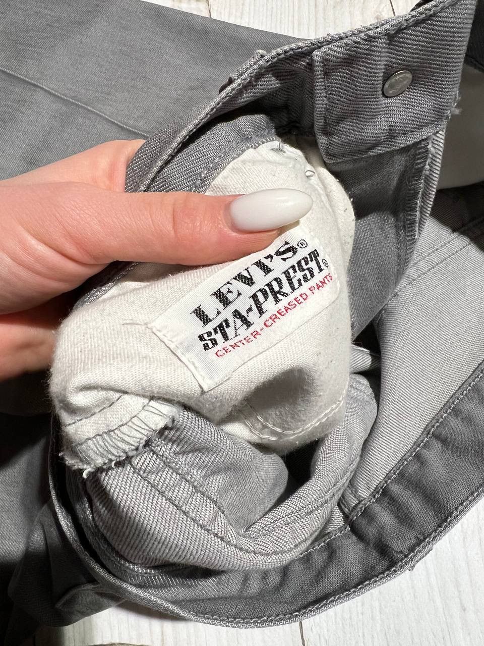 Levi's Vintage Levi’s Sta Prest Center Creased Pants 70s Size US 30 / EU 46 - 4 Thumbnail