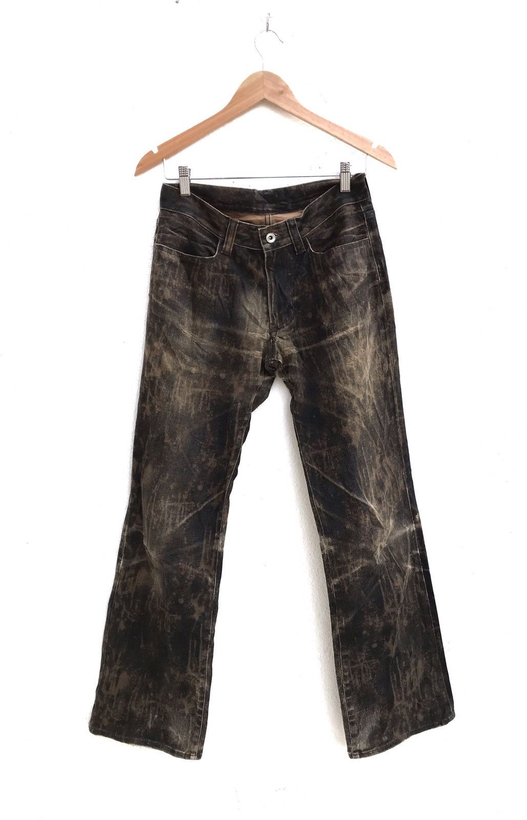 Japanese brand nicole club denim acid wash