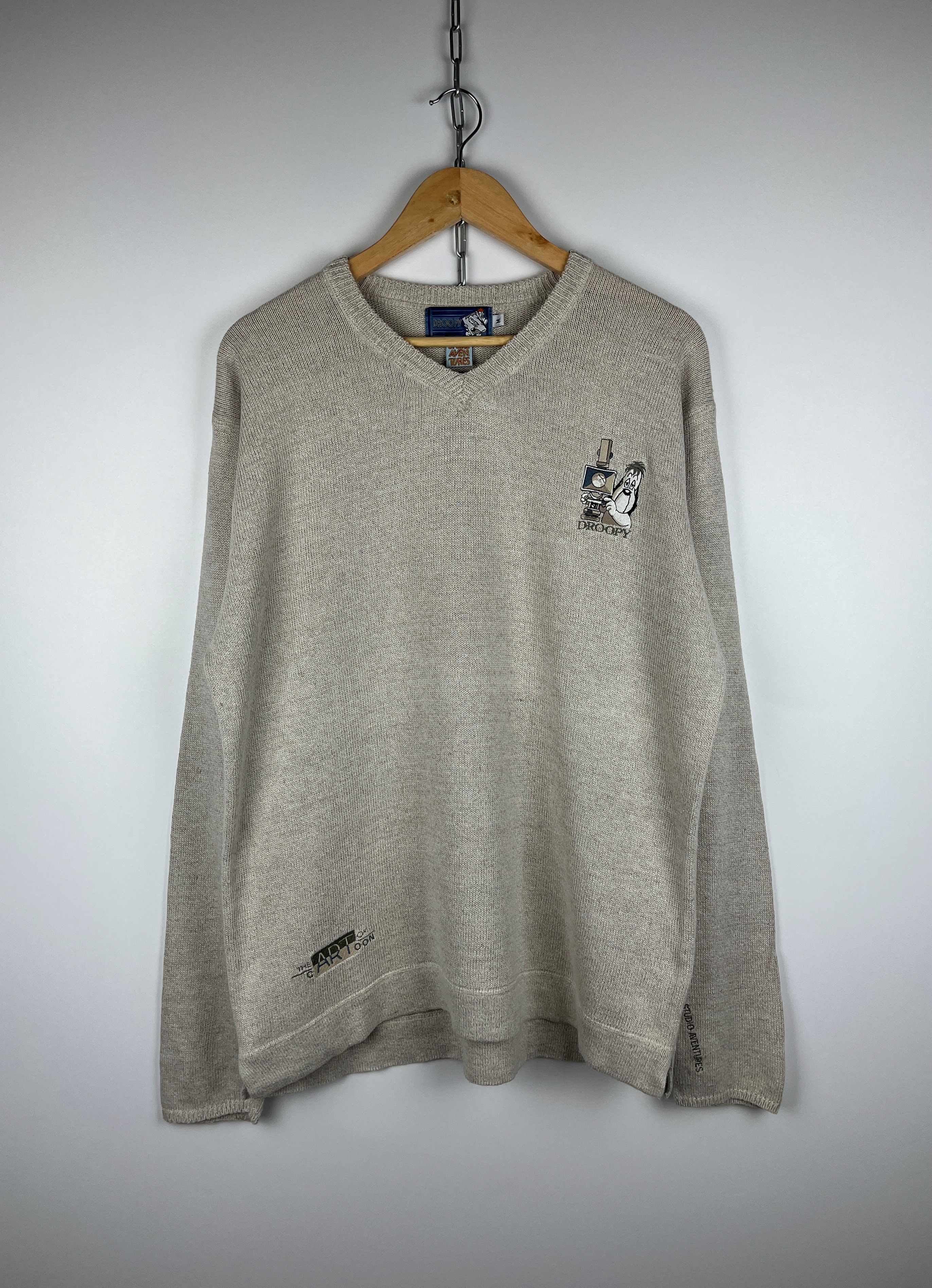 Cartoon Network 90's Droopy Cartoon Studio Adventures 1999 Rare Sweater Size US L / EU 52-54 / 3 - 3 Thumbnail