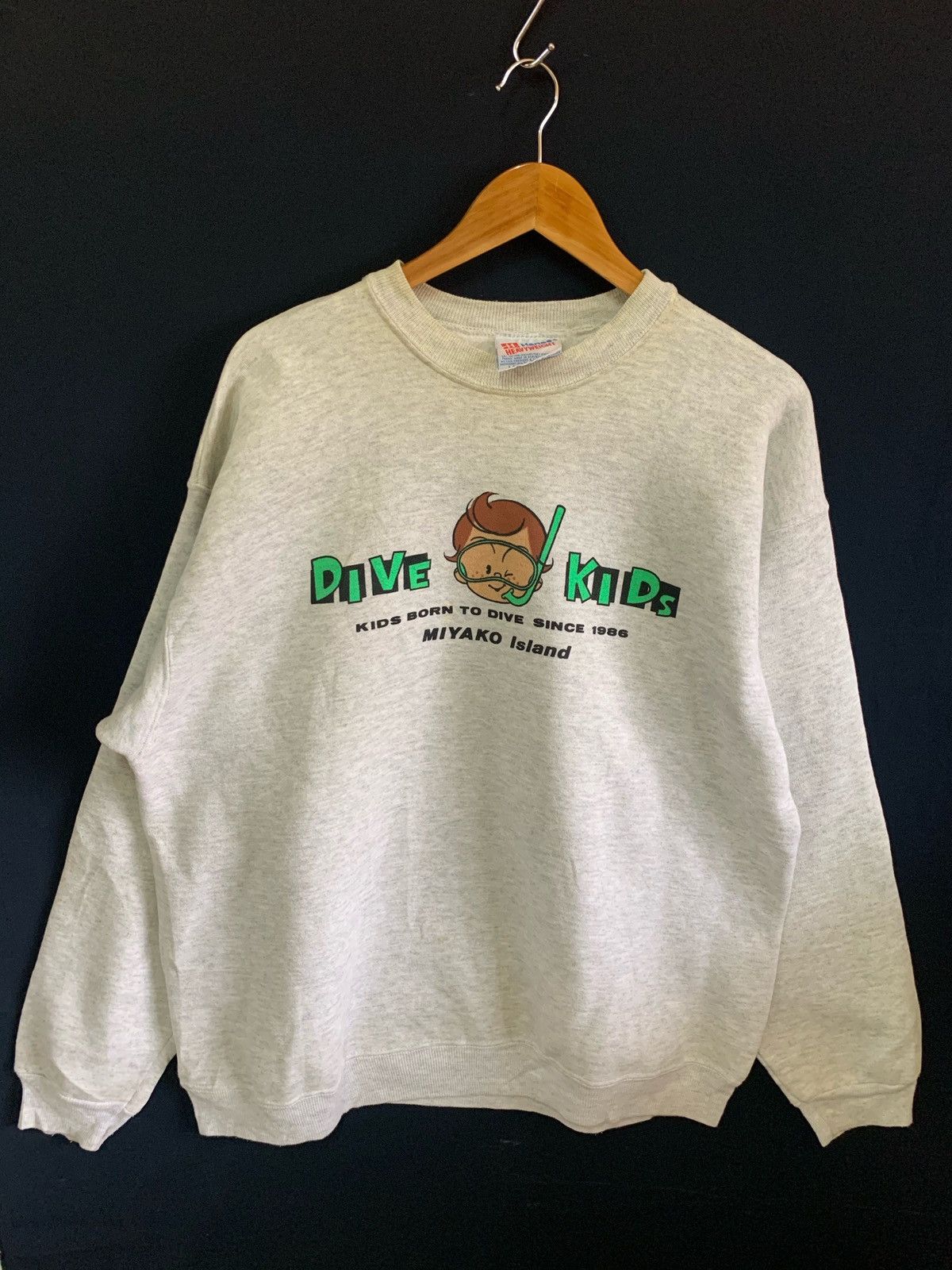 vintage sweatshirt 90s dive kids