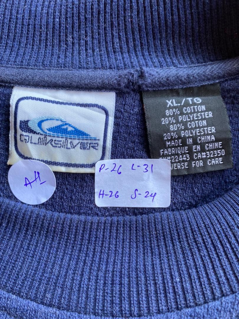 Quiksilver Vintage QUIKSILVER sportwear outdoor sweatshirt Size US XL / EU 56 / 4 - 4 Thumbnail