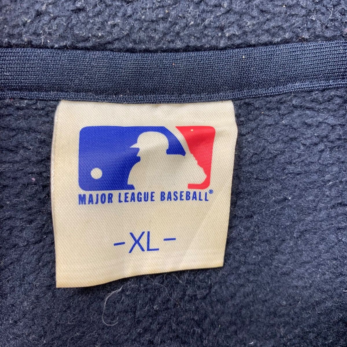 MLB × New York Yankees × Uniqlo Vintage New York Yankees MLB Fleece Half Zipper Sweater Size US XL / EU 56 / 4 - 6 Thumbnail