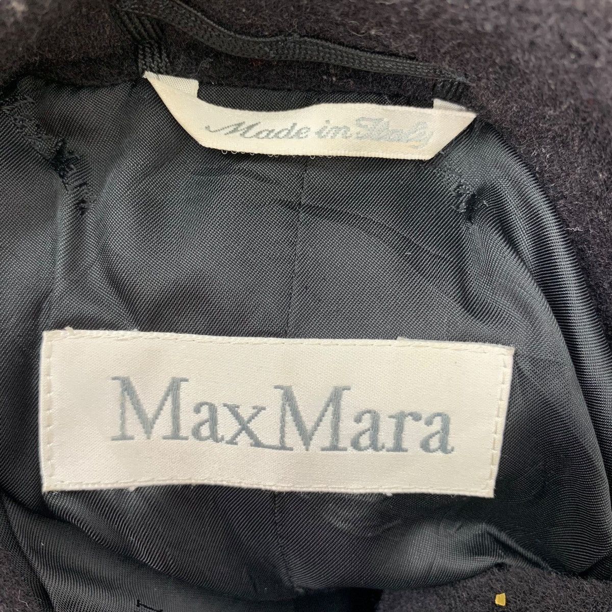 Max Mara Vintage Max Mara Designer Wool Long Coat Women Size M / US 6-8 / IT 42-44 - 5 Thumbnail