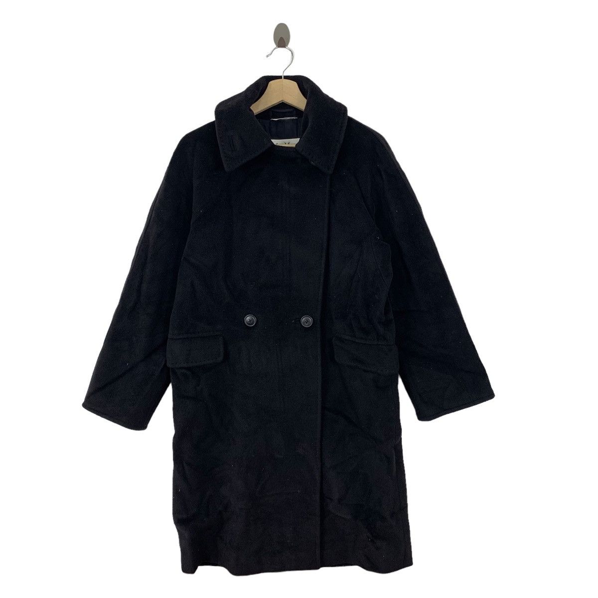 Max Mara Vintage Max Mara Designer Wool Long Coat Women Size M / US 6-8 / IT 42-44 - 1 Thumbnail