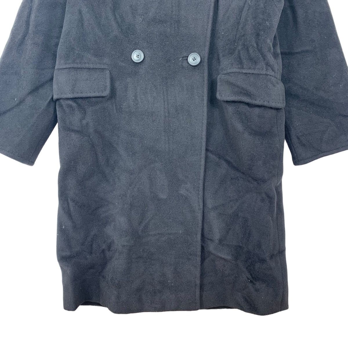 Max Mara Vintage Max Mara Designer Wool Long Coat Women Size M / US 6-8 / IT 42-44 - 3 Thumbnail