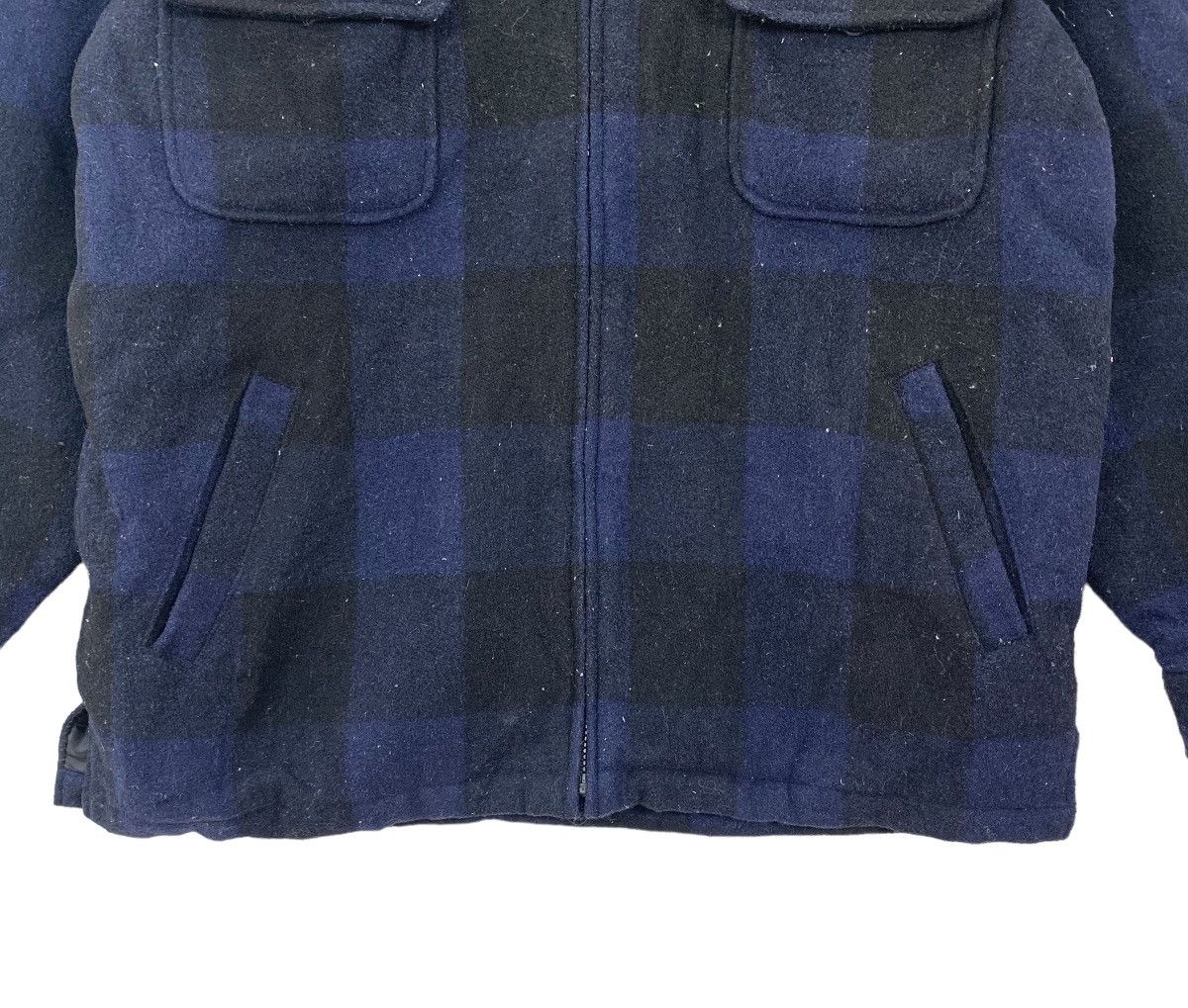 Designer × Vintage Vintage 90s Fellow Tartan Plaid Wool Zipper Jacket Size US L / EU 52-54 / 3 - 3 Thumbnail