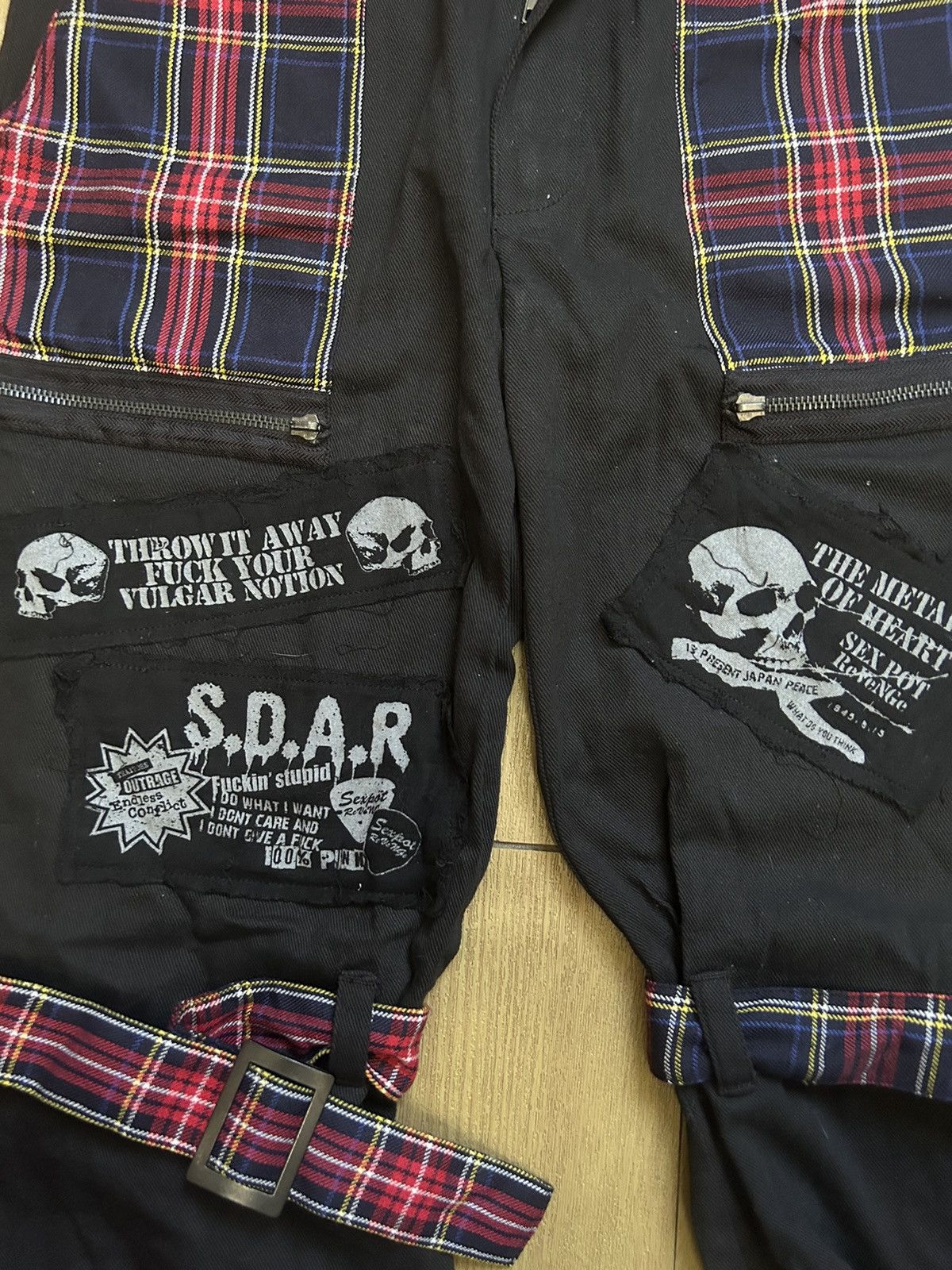 20471120 Sex Pot Revenge Bondage Pants Size US 32 / EU 48 - 4 Thumbnail