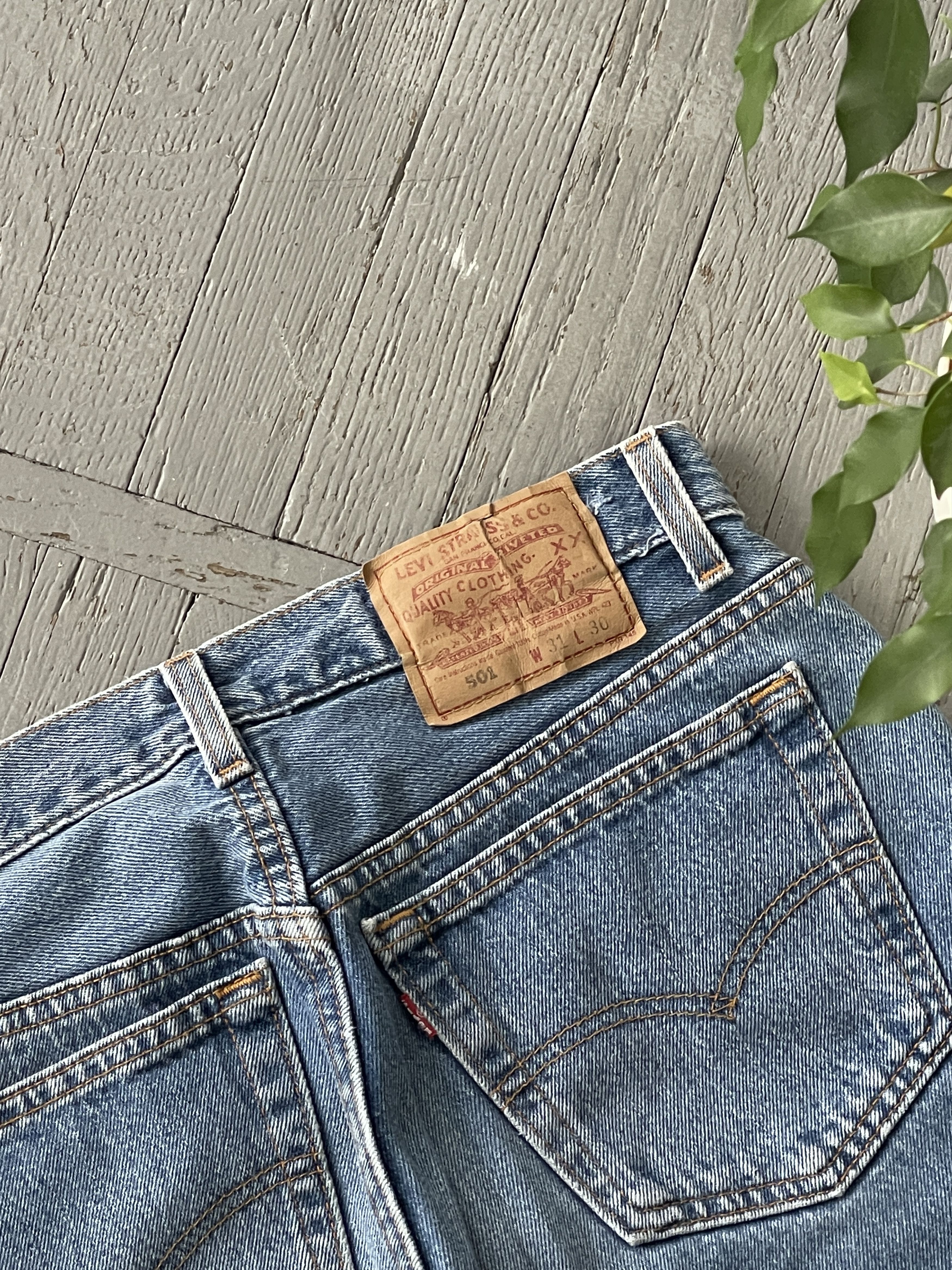 Levi's × Vintage Vintage 90s Levi's 501 Washed Blue Denim Jeans Size US 31 - 3 Thumbnail