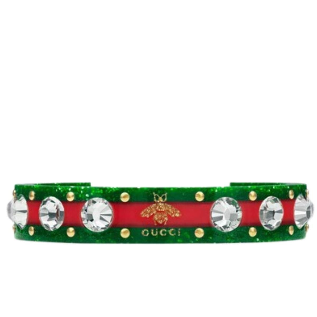 Vintage Web Cuff Bracelet With Crystals