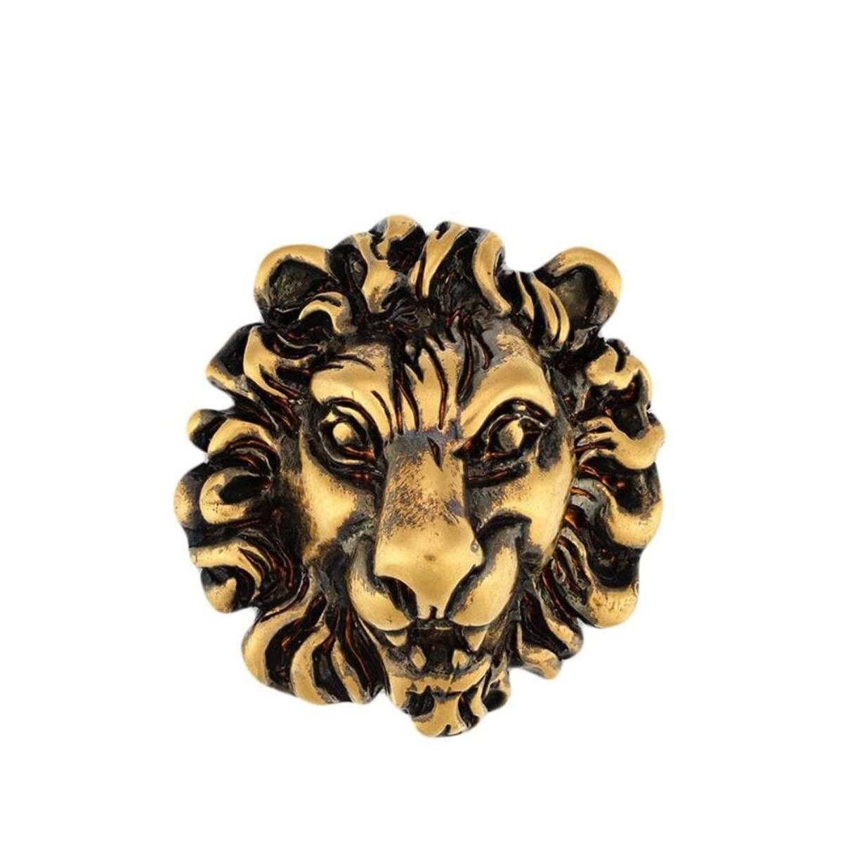 Lion Embellished Brooch
