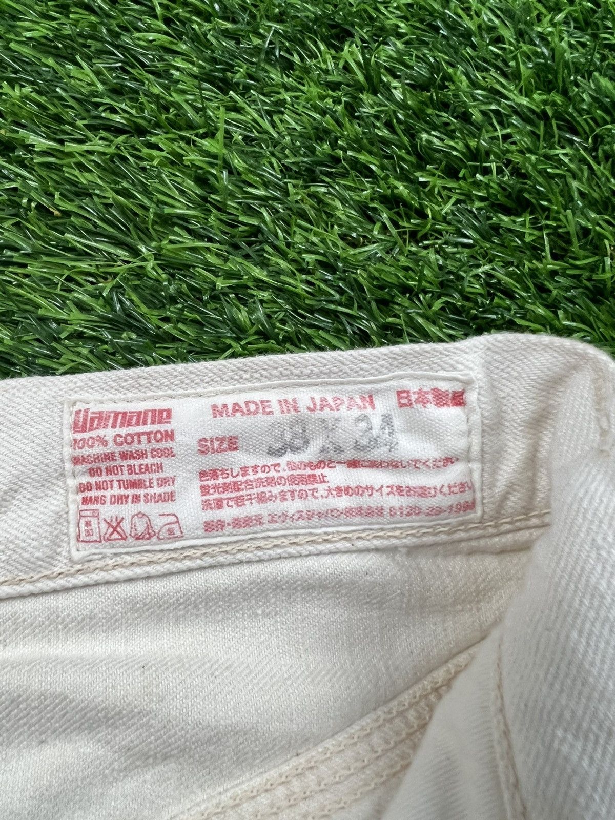 Japanese Brand (J301) EVISU - white jeans non selvedge daicock big logo Size US 34 / EU 50 - 15 Thumbnail