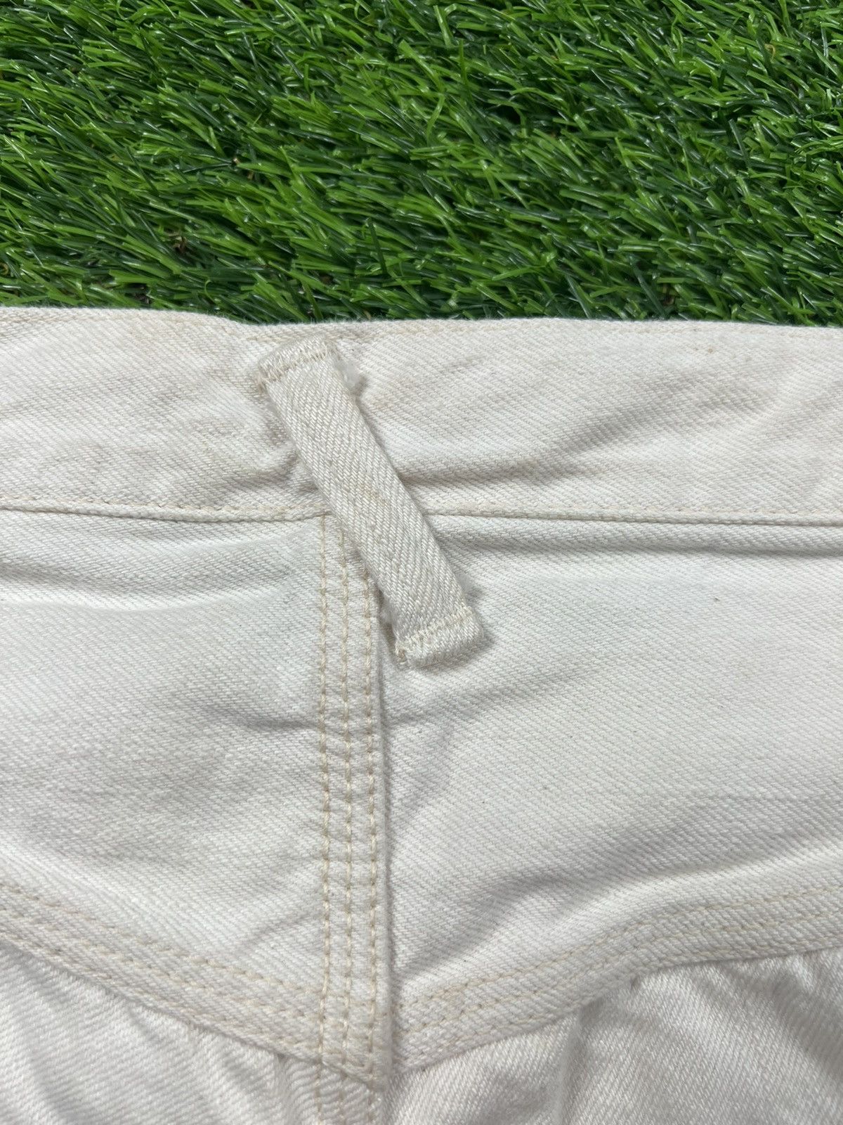 Japanese Brand (J301) EVISU - white jeans non selvedge daicock big logo Size US 34 / EU 50 - 7 Thumbnail