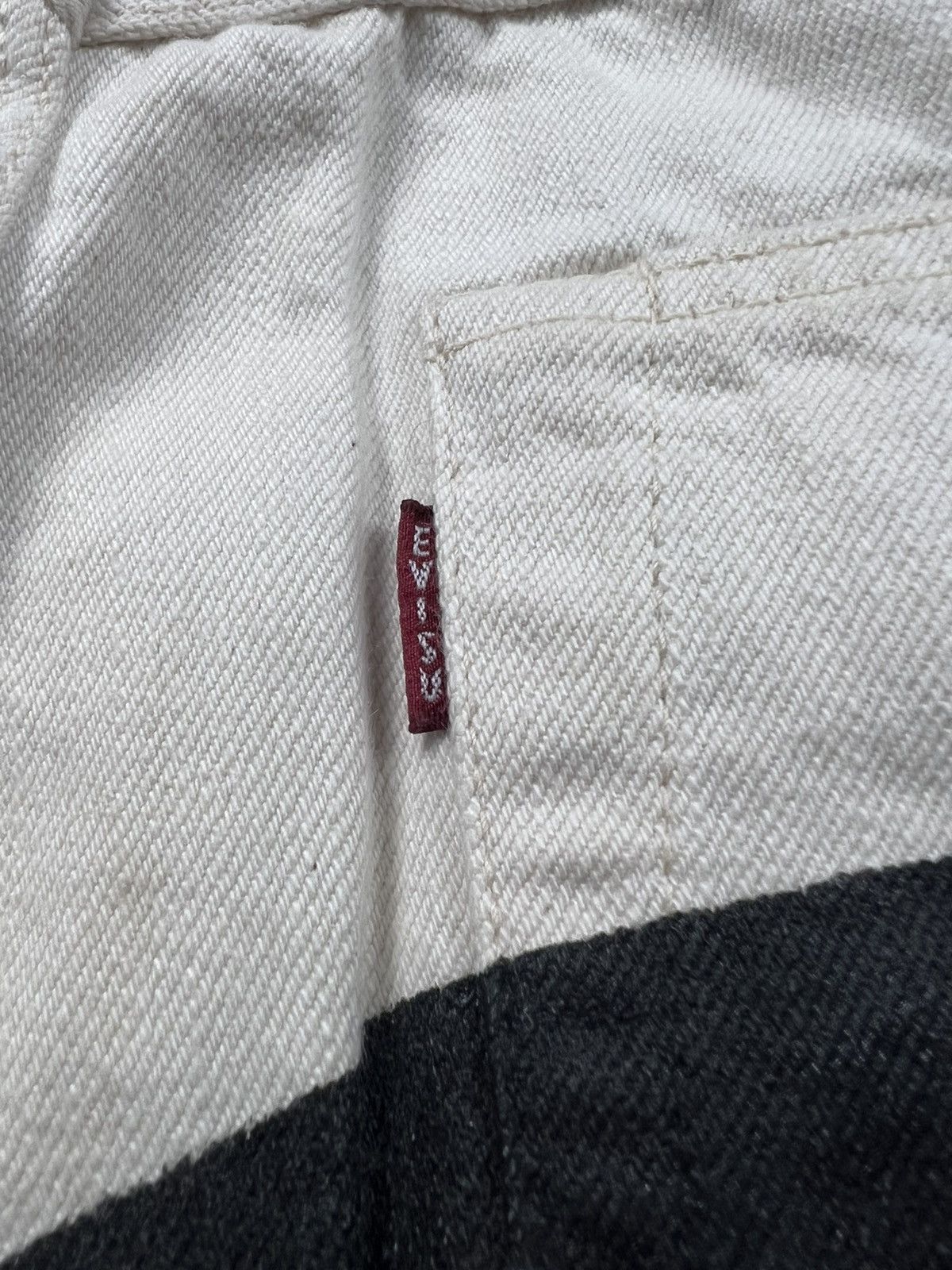 Japanese Brand (J301) EVISU - white jeans non selvedge daicock big logo Size US 34 / EU 50 - 5 Thumbnail