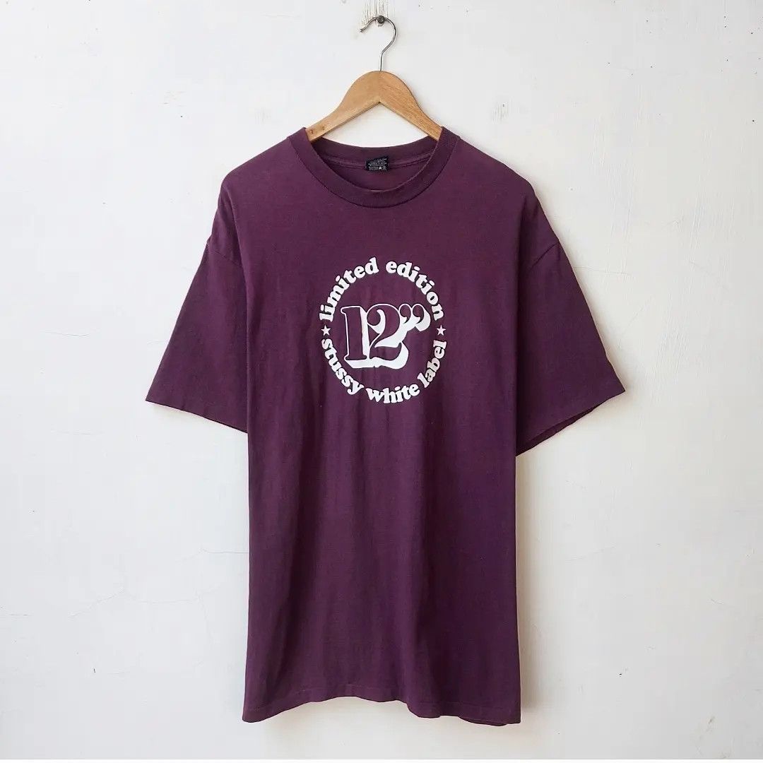 Stussy Vtg Limited Edition Stussy White Lable Promo Tshirt Size US XL / EU 56 / 4 - 1 Thumbnail