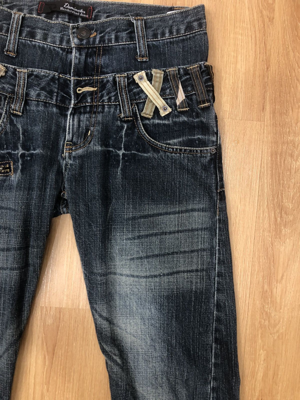 Hysteric Glamour Dominate Handcrafted Double Waist Distressed Denim Size US 30 / EU 46 - 5 Thumbnail
