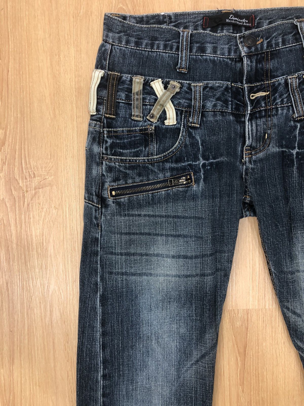 Hysteric Glamour Dominate Handcrafted Double Waist Distressed Denim Size US 30 / EU 46 - 4 Thumbnail