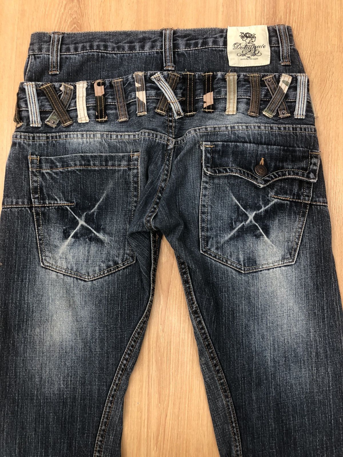 Hysteric Glamour Dominate Handcrafted Double Waist Distressed Denim Size US 30 / EU 46 - 8 Thumbnail
