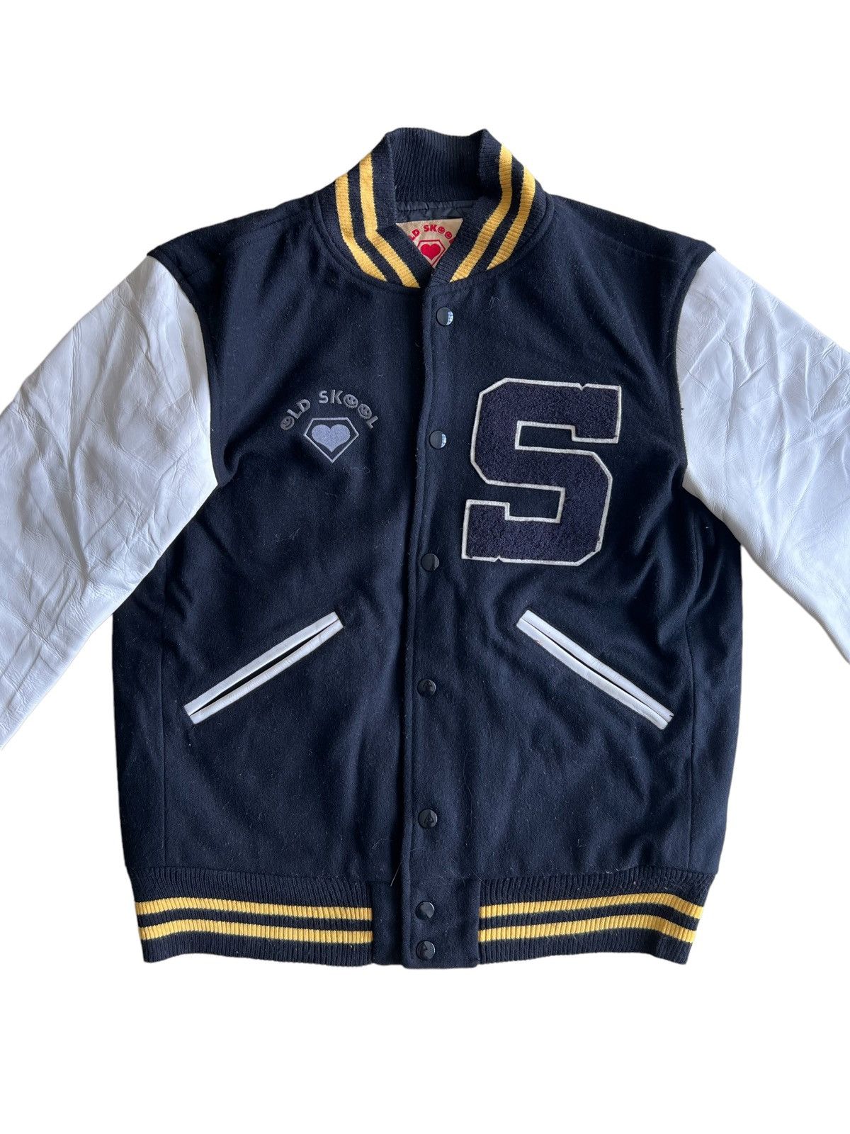 Stussy 90s Super Lovers "Old Skulls" x Stussy Letterman Varsity Jkt Size US M / EU 48-50 / 2 - 3 Thumbnail