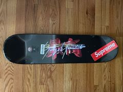 Supreme Yohji Yamamoto TEKKEN Skateboard Deck Black - FW22 - US