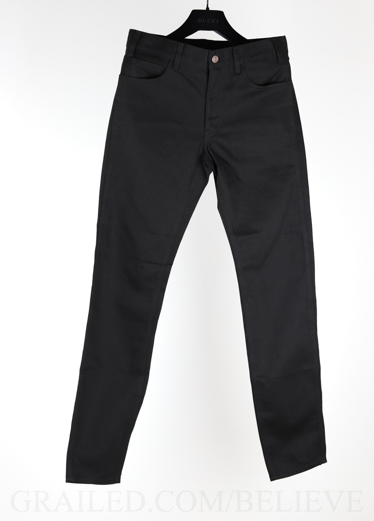 M_SL_003 BLACK DENIM NEW!